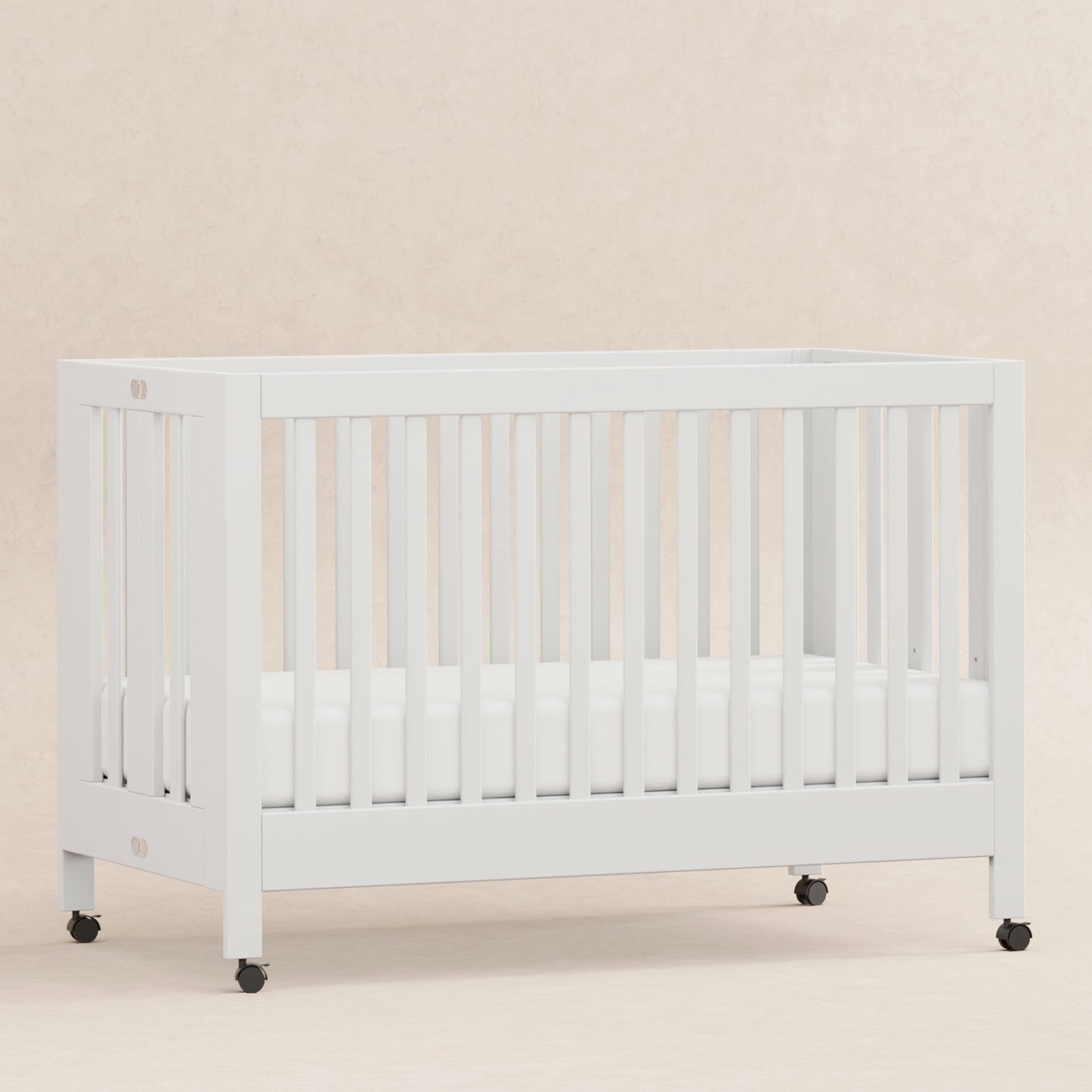 Babyletto Maki Portable Folding Crib with Toddler Bed Conversion Kit