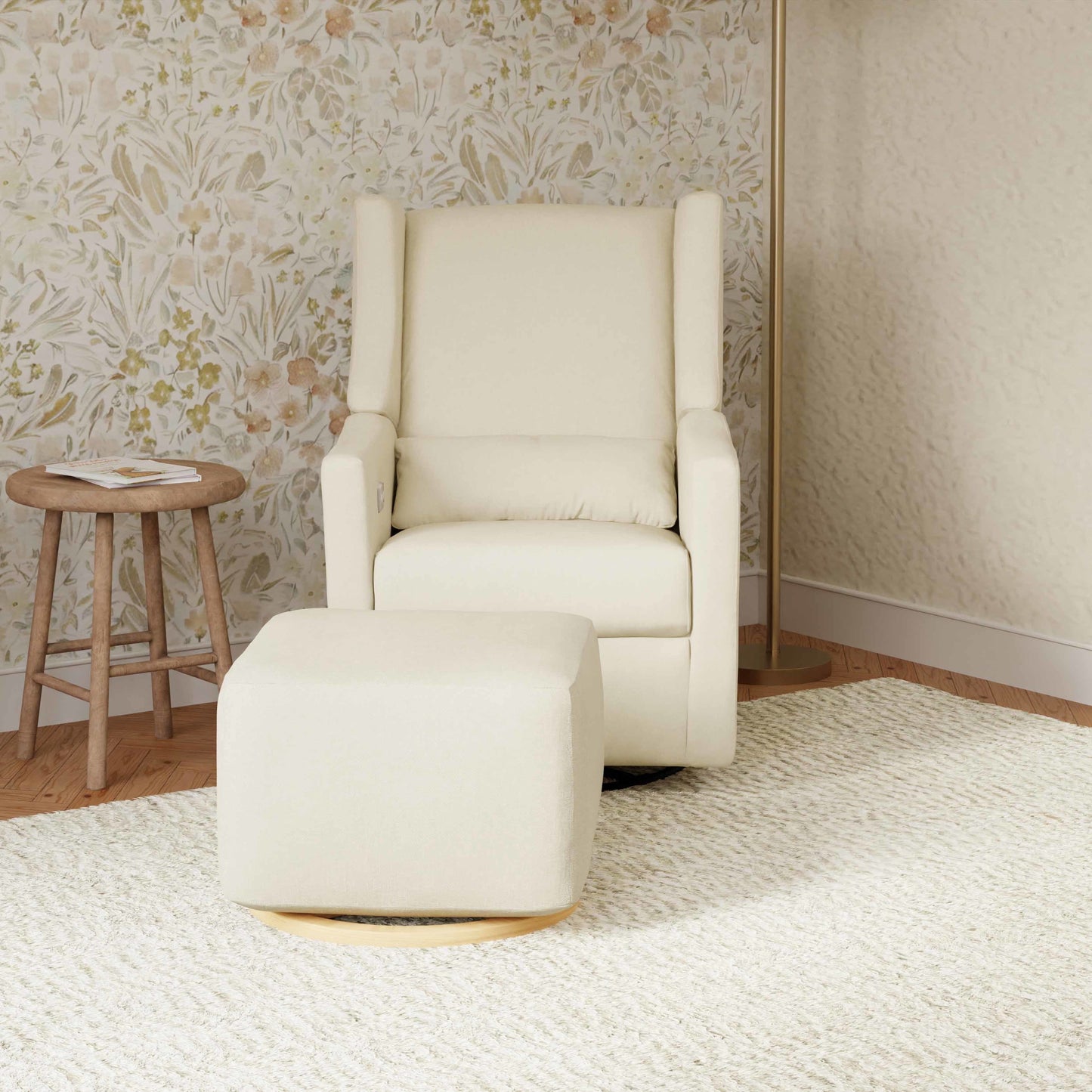 Babyletto Kiwi Electronic Recliner and Swivel Glider with USB port