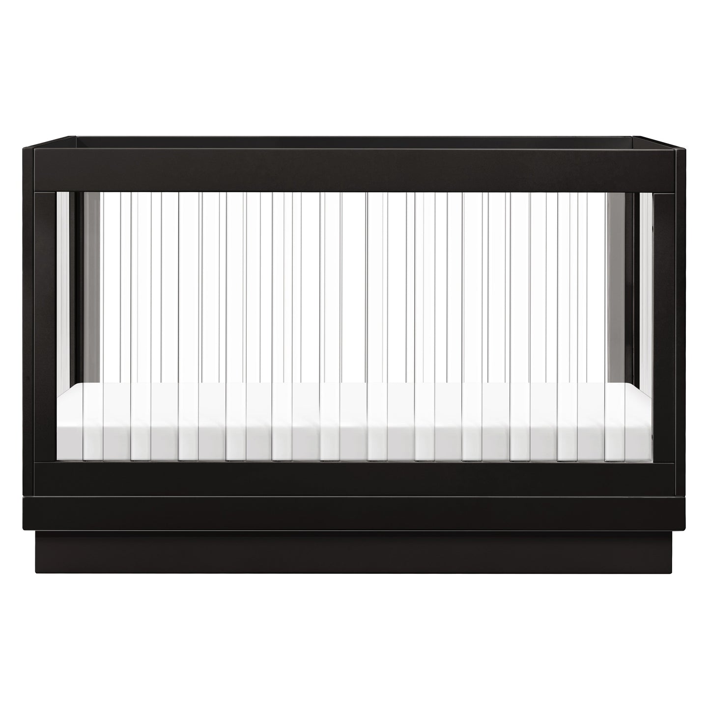 Babyletto Harlow Acrylic 3-in-1 Convertible Crib with Toddler Bed Conversion Kit