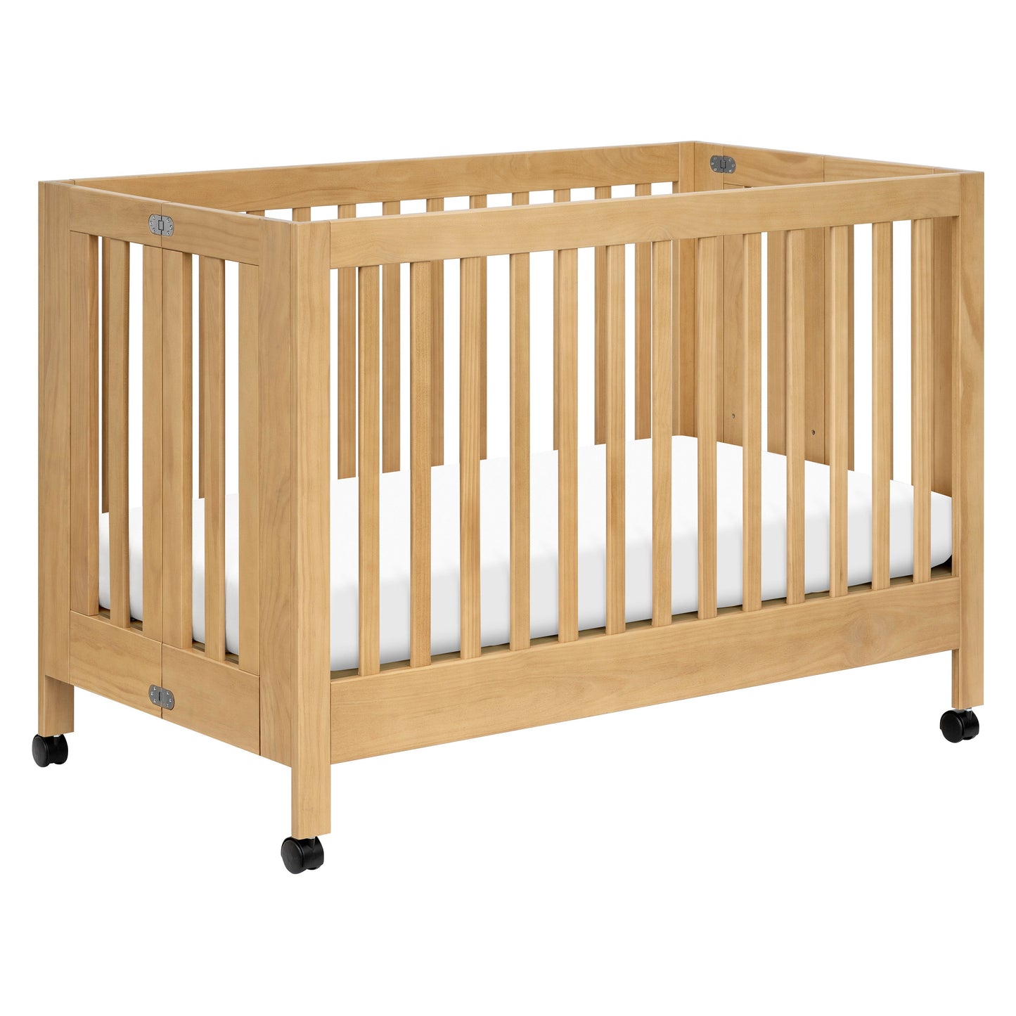 Babyletto Maki Portable Folding Crib with Toddler Bed Conversion Kit