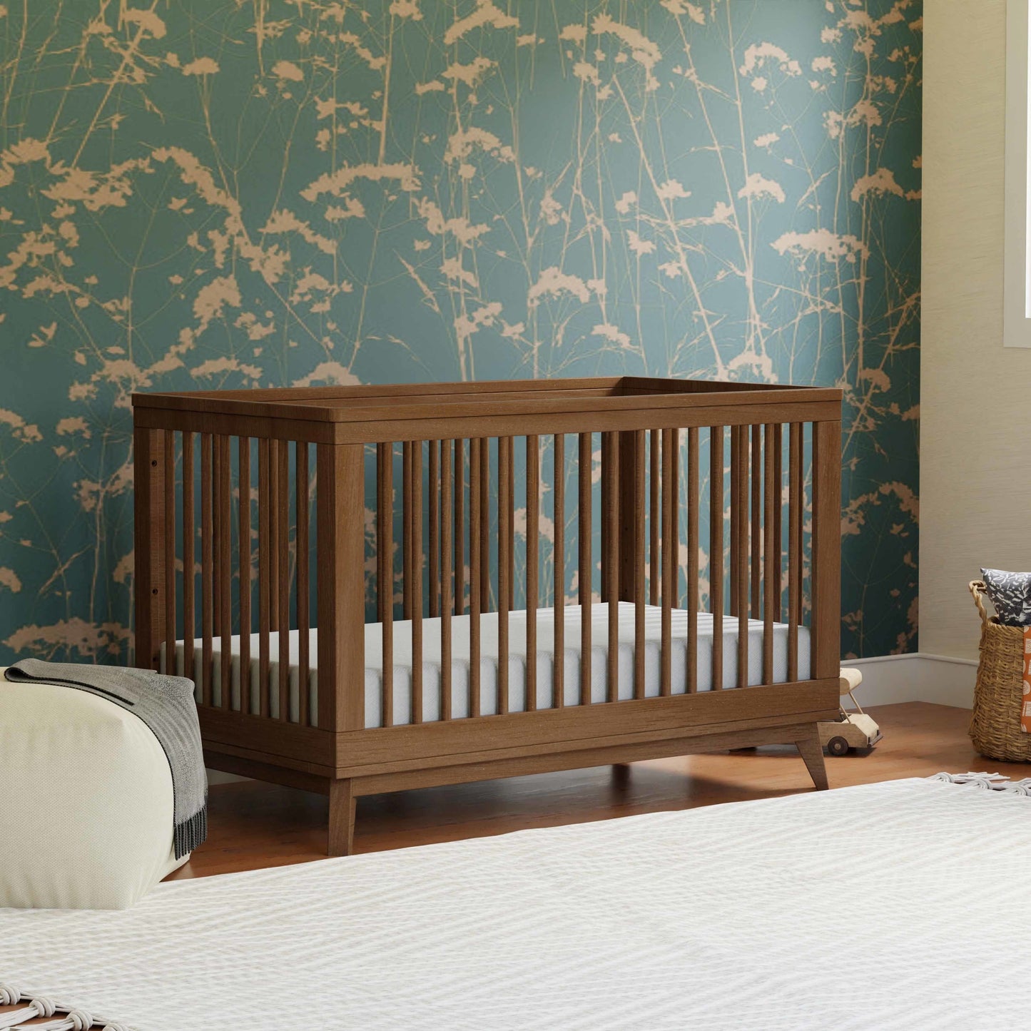 Babyletto Scoot 3-in-1 Convertible Crib with Toddler Bed Conversion Kit