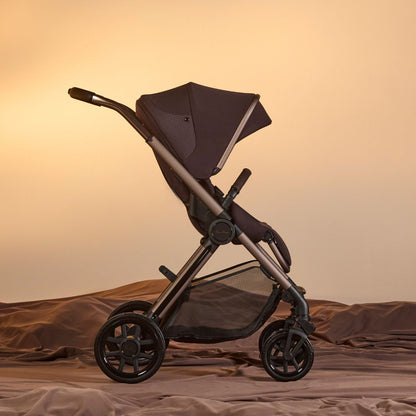 Silver Cross Reef 2 Stroller + Folding Bassinet - Ganache (2024)