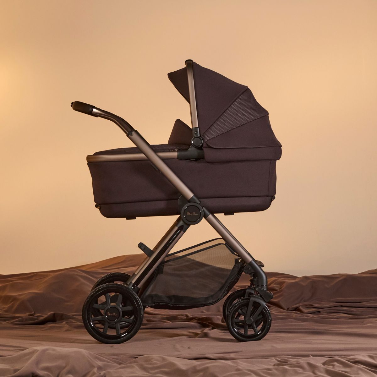 Silver Cross Reef 2 Stroller + Folding Bassinet - Ganache (2024)