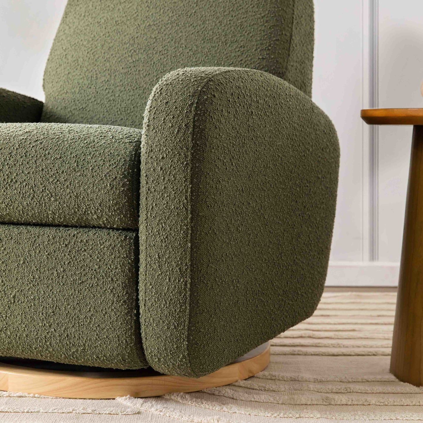 Babyletto Nami Electronic Recliner and Swivel Glider Recliner with USB port