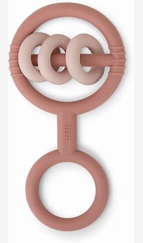 Adora Bebe Teething Rattle - Pink