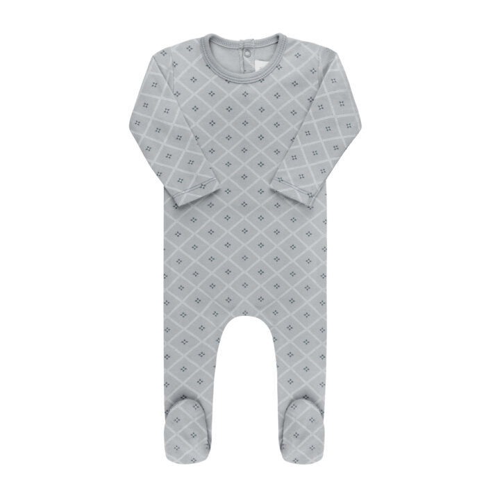 100% Cotton Stretchie - Blue Diamond