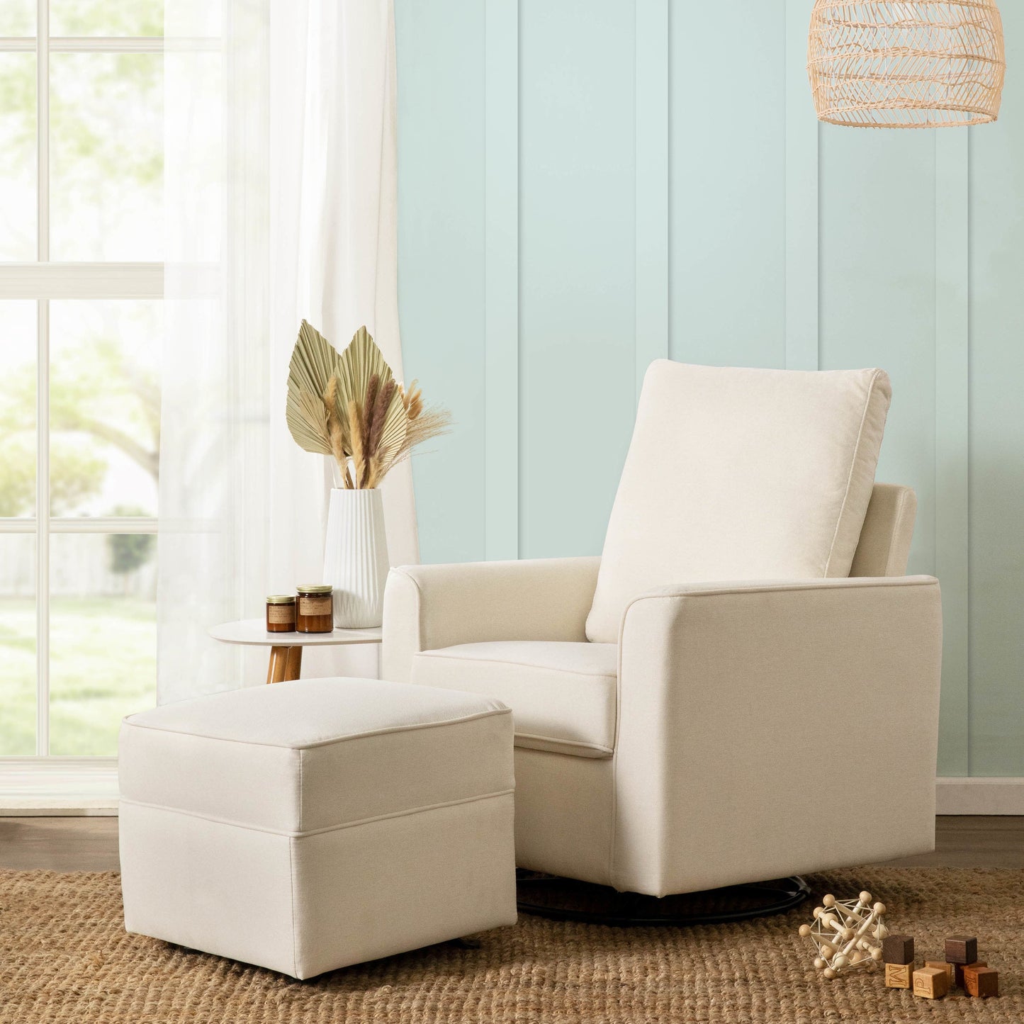 Namesake Willa-Alden Gliding Ottoman