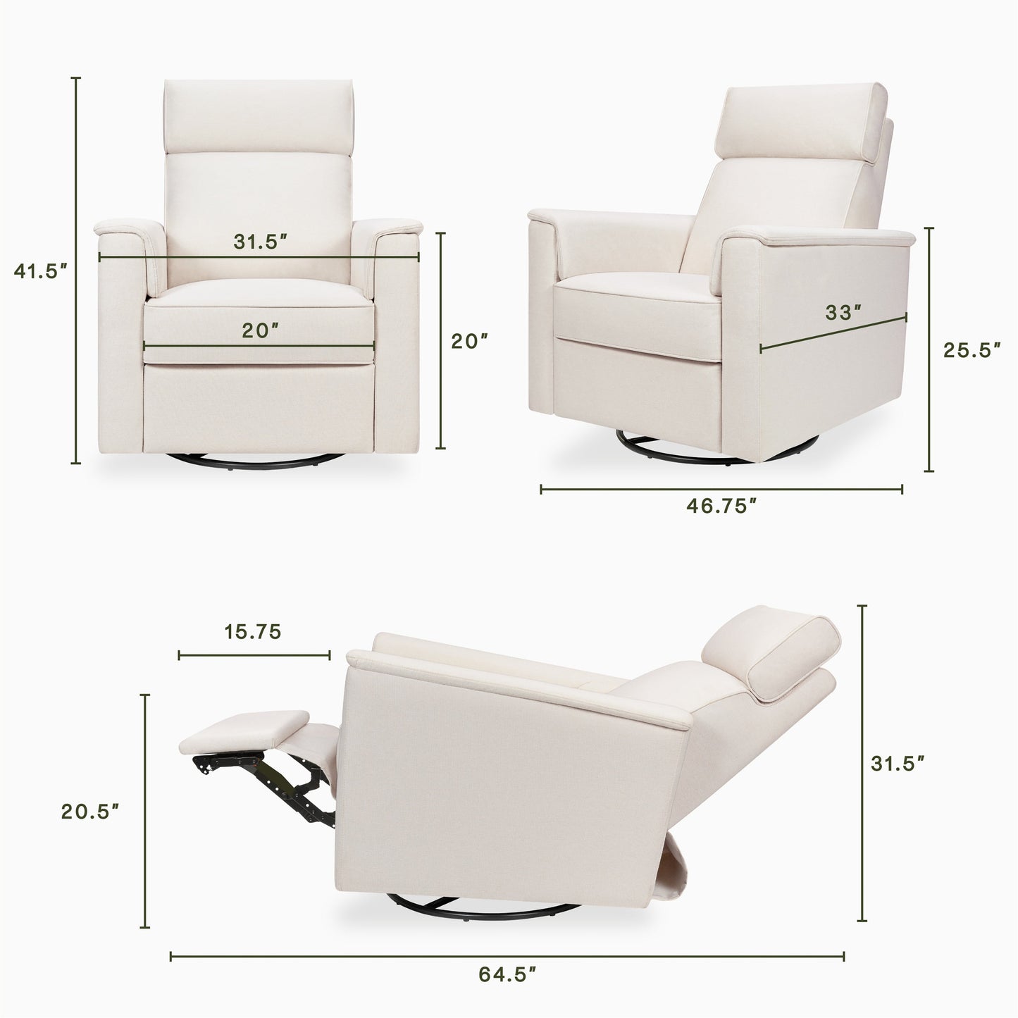 Namesake Willa Pro Power Recliner & Swivel Glider