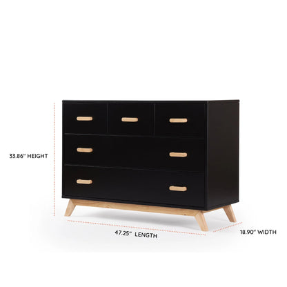 Soho 5-Drawer Dresser, White Soho 5-Drawer Dresser, White