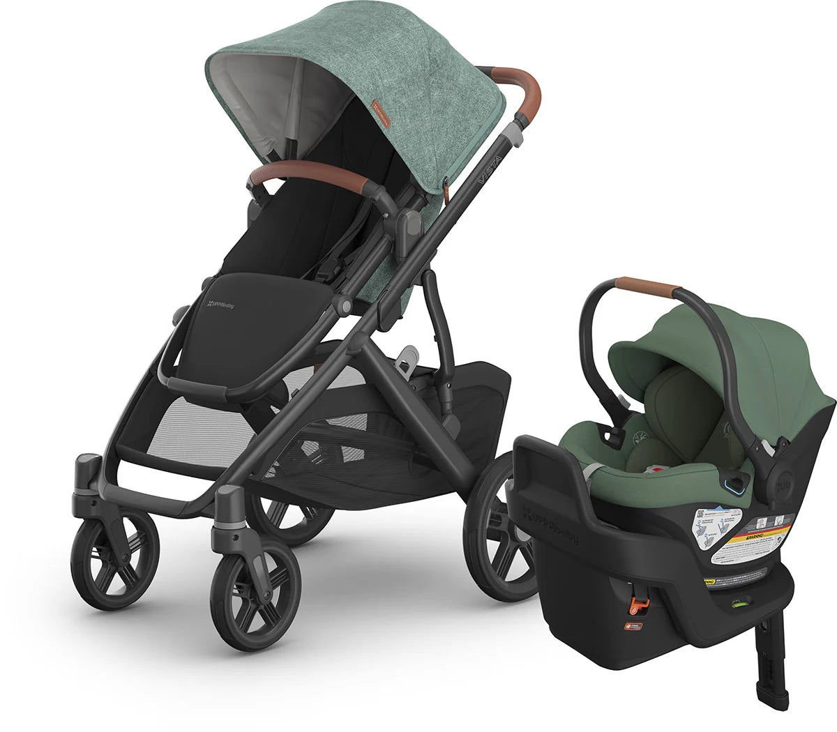 uppababy trvl Vista V3 + Aria Travel System