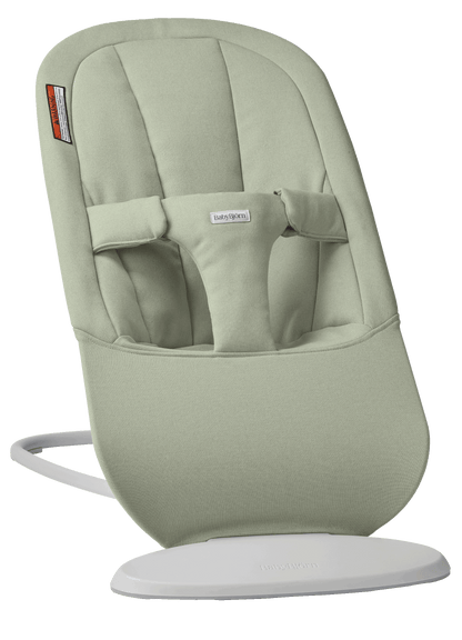 BabyBjörn Bouncer Begin in Light green Brushed Woven