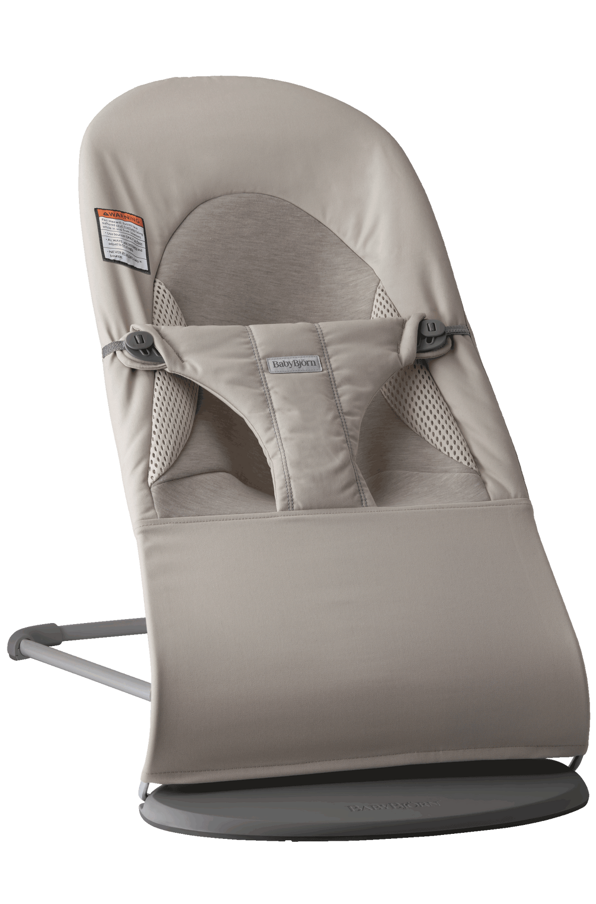 BabyBjörn Bouncer Bliss in Sand gray Tri-Fabric
