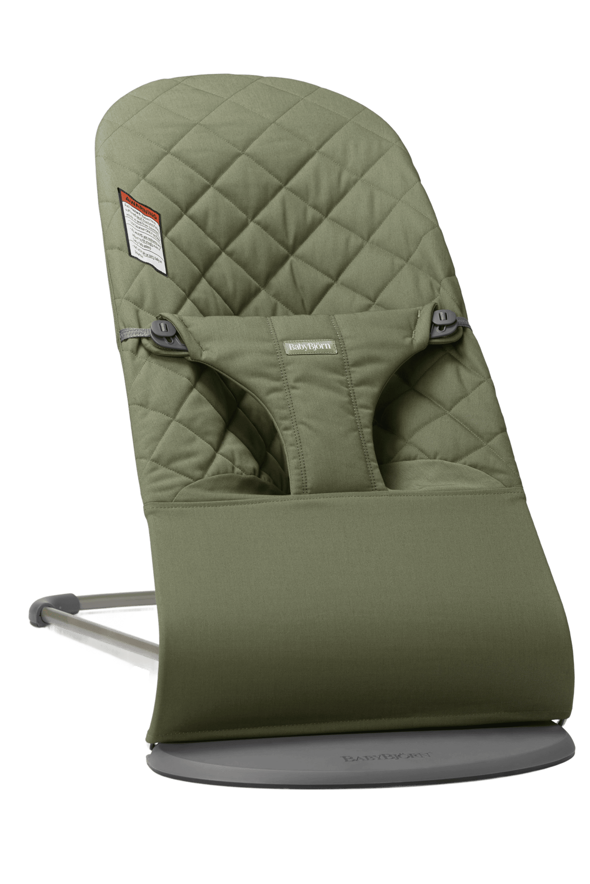 BabyBjörn Bouncer Bliss in Dark green Woven Classic Quilt