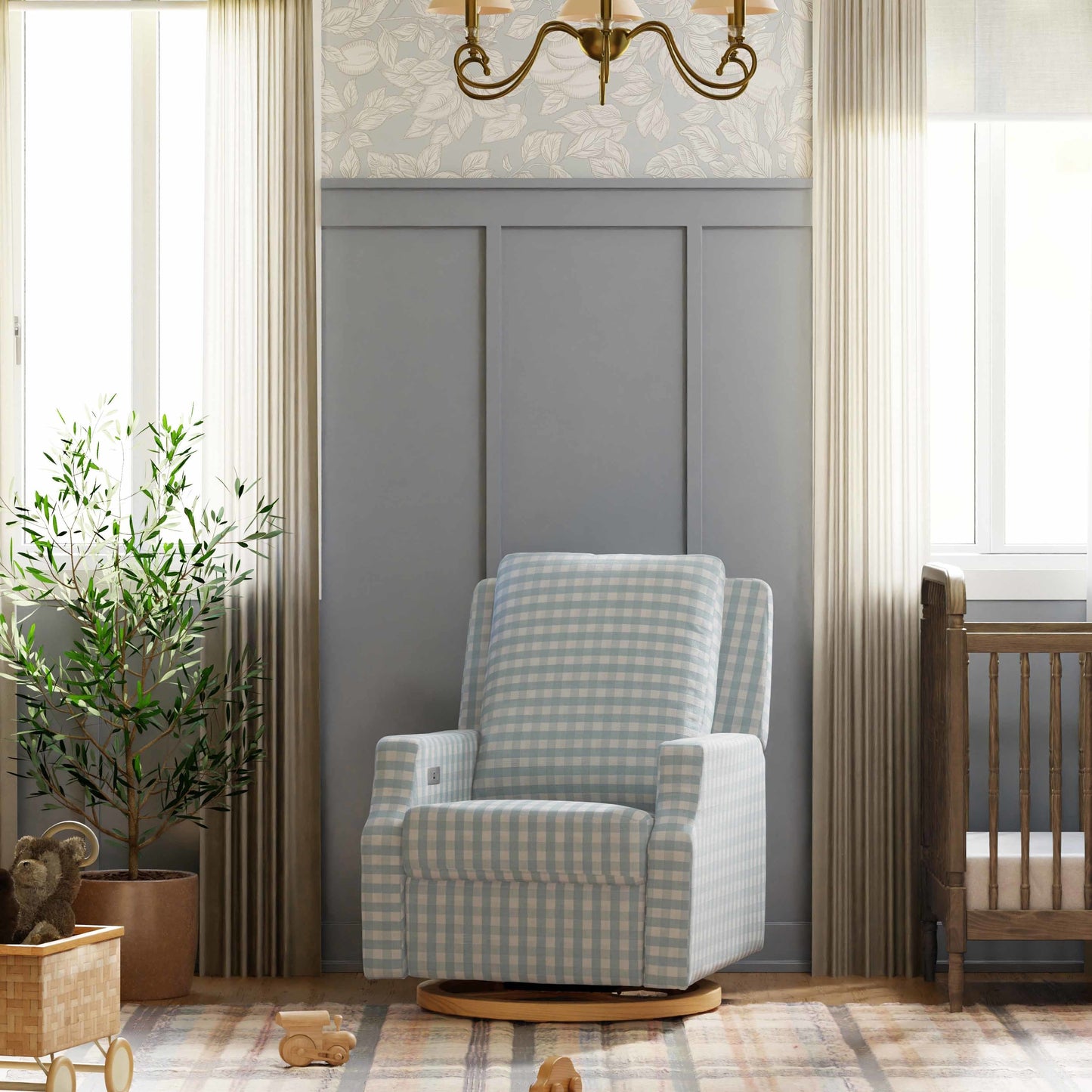Namesake Crewe Electronic Recliner and Swivel Glider