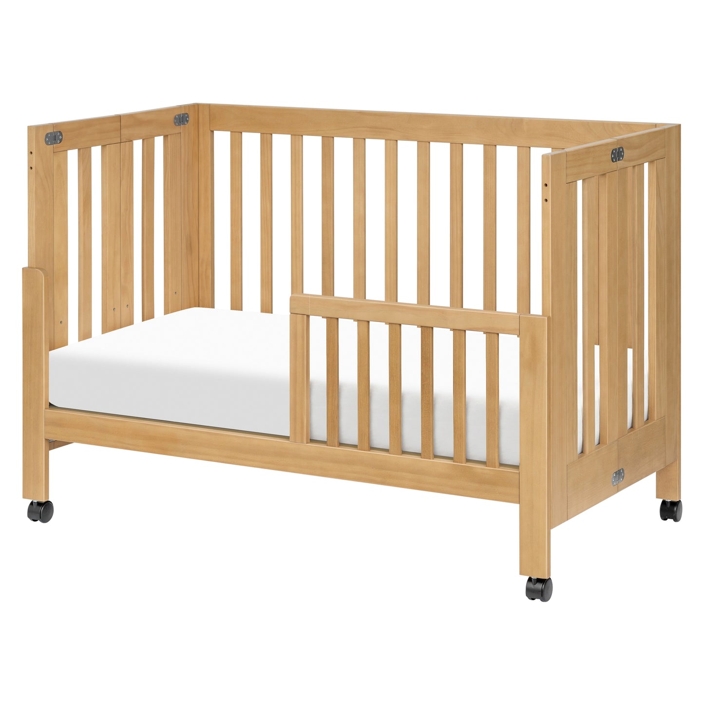 Babyletto Maki Portable Folding Crib with Toddler Bed Conversion Kit
