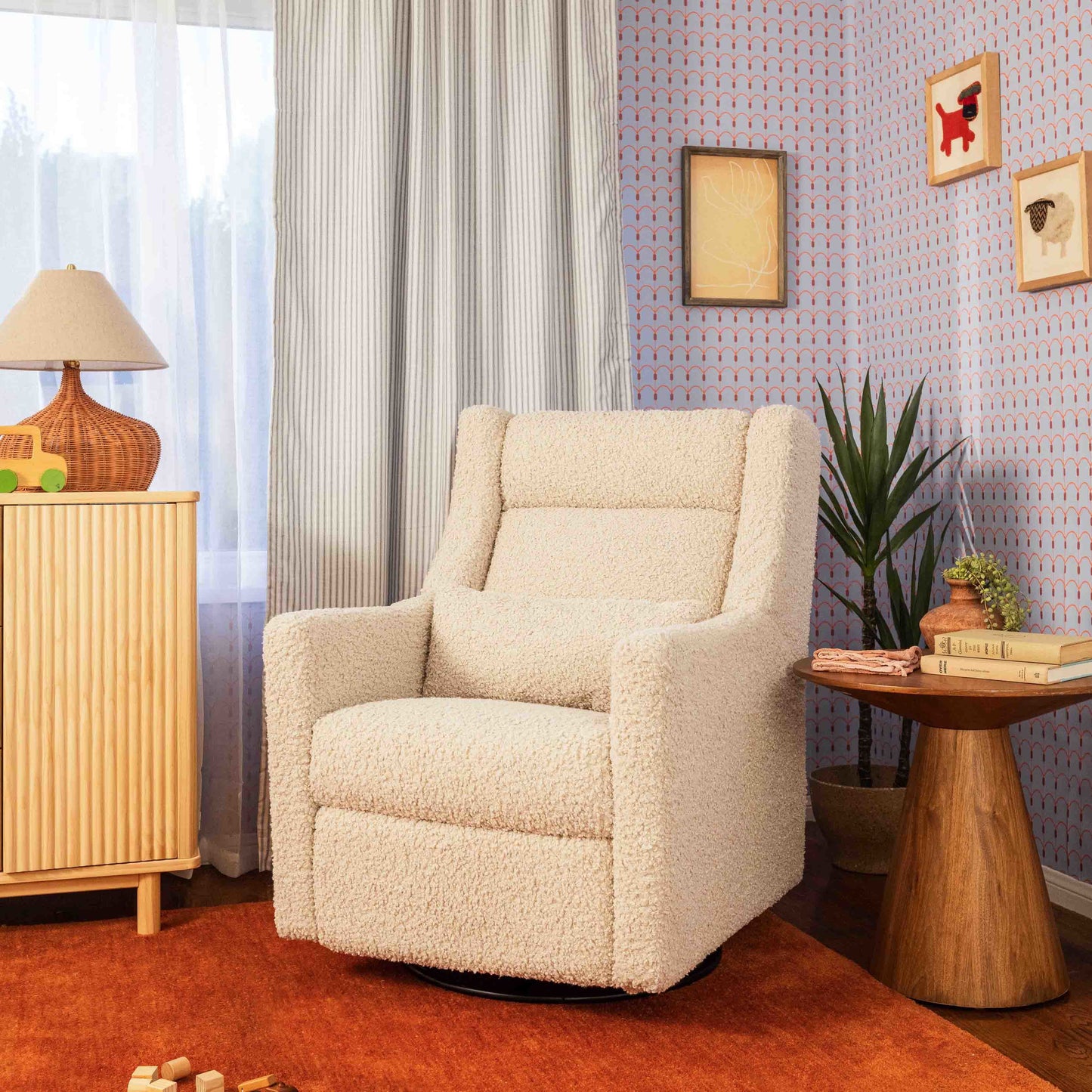 Babyletto Kiwi Plus Power Recliner and Swivel Glider with Power Adjustable Headrest and USB Port