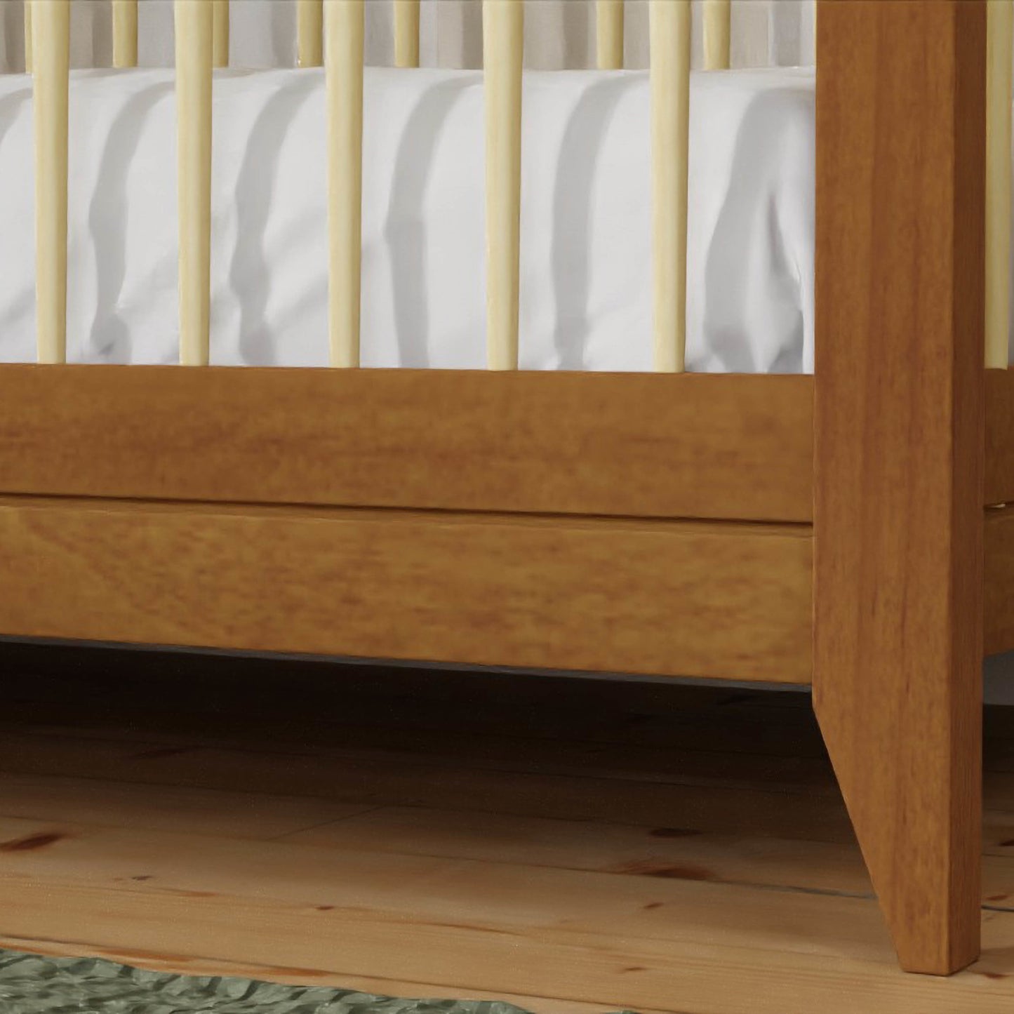 Babyletto Sprout 4-in-1 Convertible Crib with Toddler Bed Conversion Kit