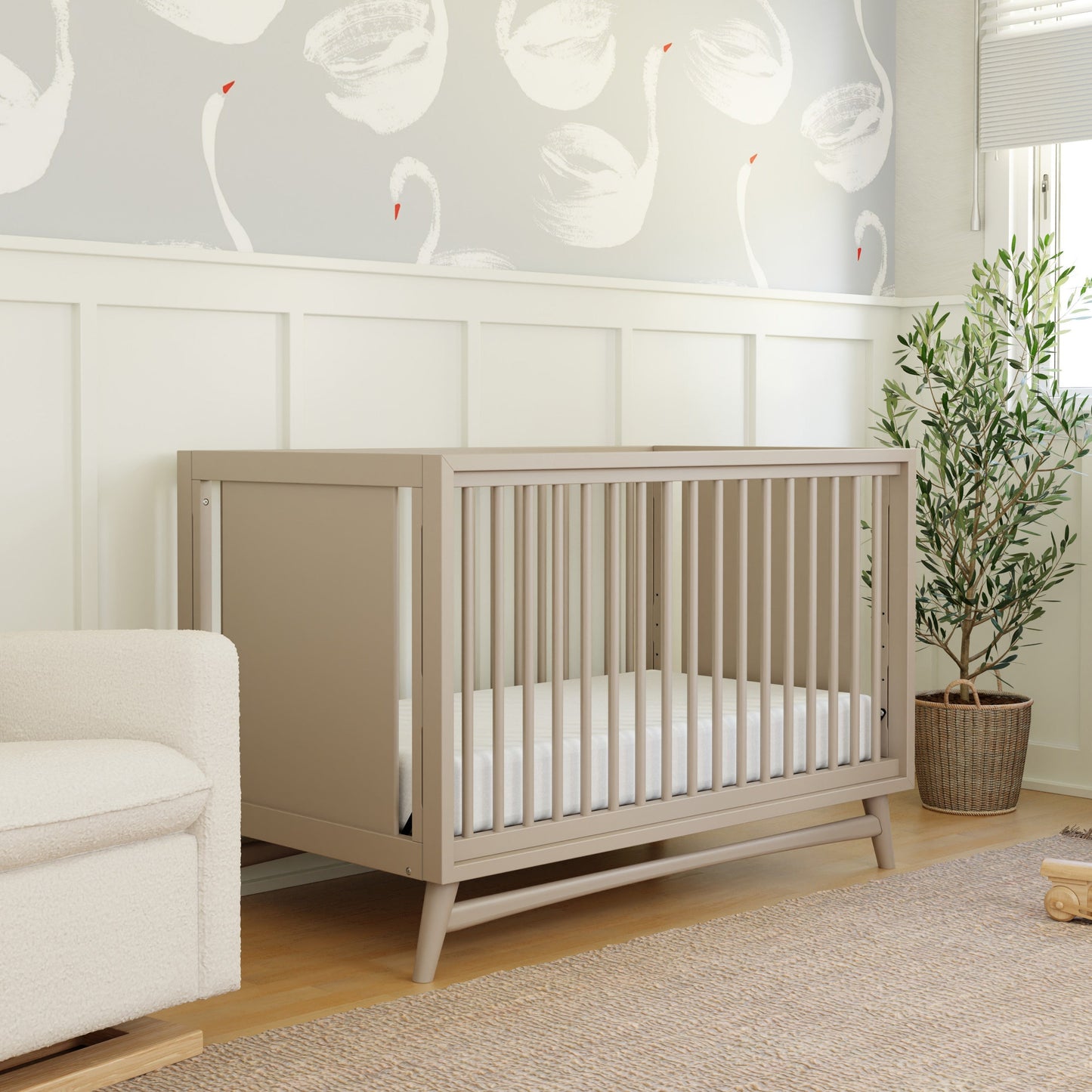 Babyletto Peggy 3-in-1 Convertible Crib with Toddler Bed Conversion Kit
