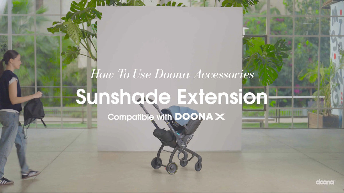 Doona X Sunshade Extension in use