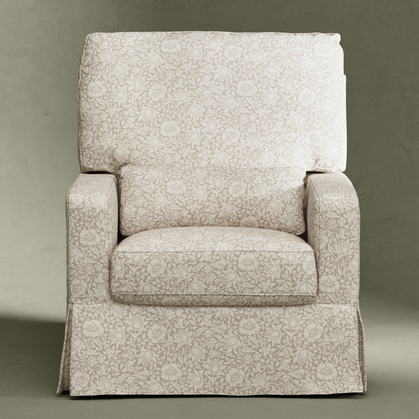 Morris & Co. x Namesake Crawford Pillowback Comfort Swivel Glider