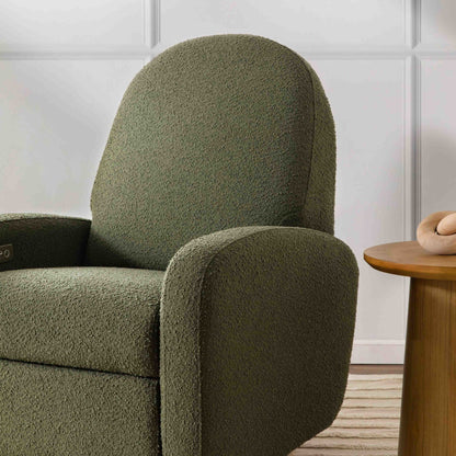 Babyletto Nami Electronic Recliner and Swivel Glider Recliner with USB port