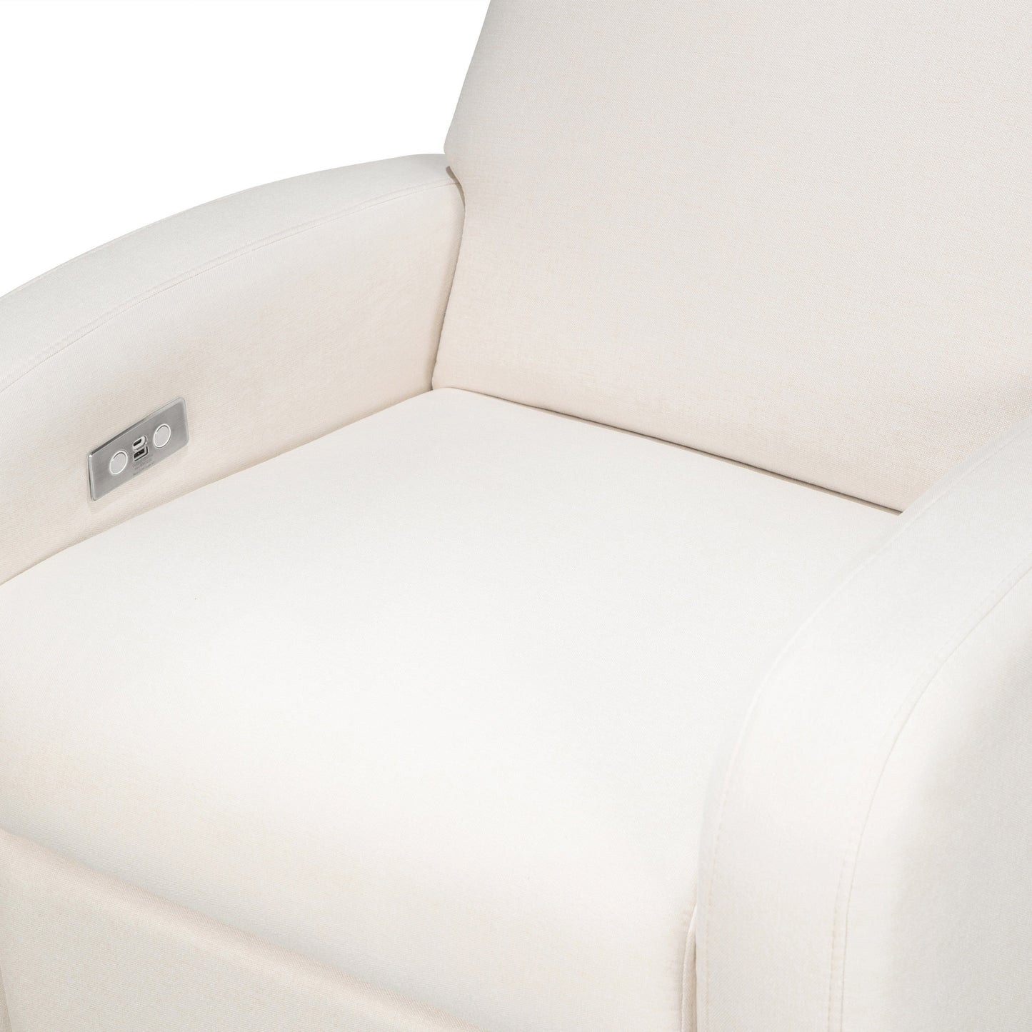 Babyletto Nami Electronic Recliner and Swivel Glider Recliner with USB port