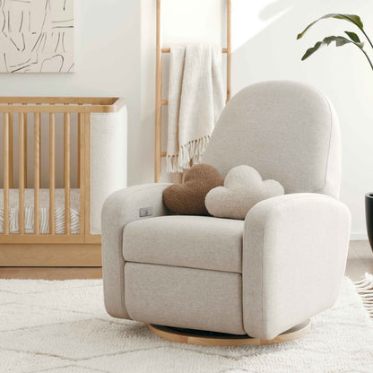 Babyletto Nami Electronic Recliner and Swivel Glider Recliner with USB port